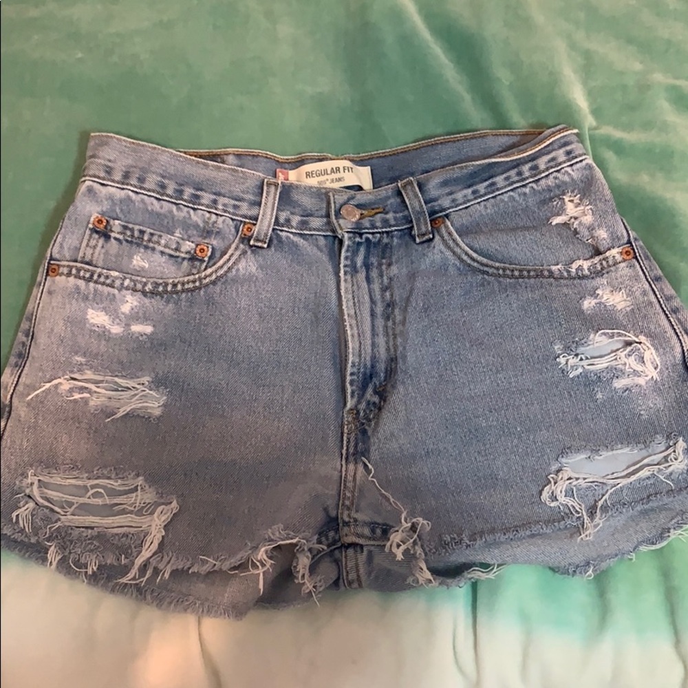 Distressed Vintage Levi’s 505 Shorts